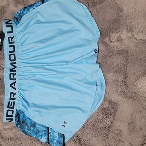 Under Armour Light Blue Athletic Shorts